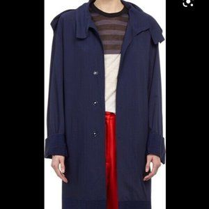 ACNE studios East Fluid Hooded Trench Coat Jacket